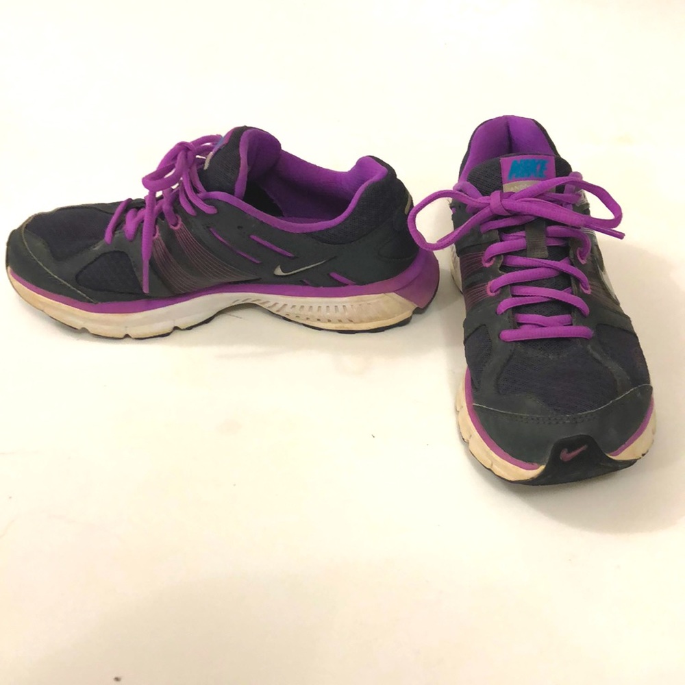 Nike 7 Anodyne DS Flywire Running shoes Grey Purple lace up very good condition
